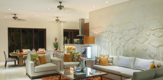 Villa Shinta Dewi Ubud, Living and Dining Room